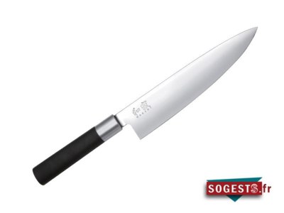 Couteau de cuisine KAI WASABI BLACK lame 20 cm inox