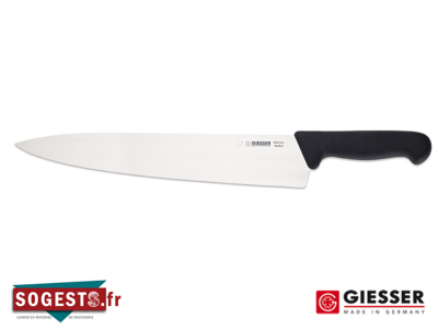 Couteau du chef GASTRO GIESSER MESSER lame 20, 31 cm manche noir