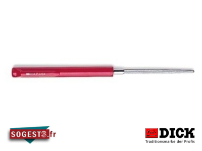Fusil DICK de poche mèche ronde 70 mm manche rouge