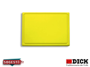 Planche à découper poly DICK avec rigole couleur au choix