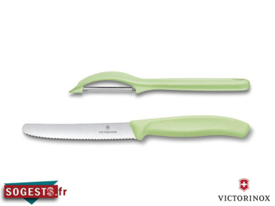 Set 2 pièces VICTORINOX SWISSCLASSIC vert acidulé