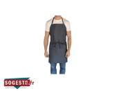 Tablier mixte OPTIMUM écoresponsable Polycoton fermeture cotés par ceinture