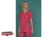 Tunique GRETA écoresponsable 65% polyester recyclé/ 35% Lyocell, manches courtes