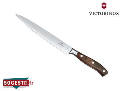 Couteau tranchelard VICTORINOX forgé 20 cm ERABLE GRAND MAITRE ROSEWOOD