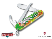 Couteau Suisse VICTORINOX "MY FIRST VICTORINOX" modèle lapin + scie