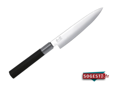 Couteau d'office KAI WASABI BLACK lame 11.5 cm inox