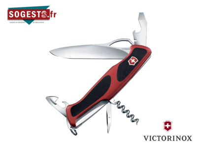 Couteau Suisse VICTORINOX RANGERGRIP 61 Manche bi-matière 130 mm. 12 FONCTIONS (7 PIECES).