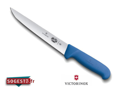 couteau à parer VICTORINOX lame droite 20 ou 22 cm manche bleu