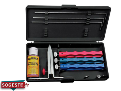 Kit d'aiguisage LANSKY « STANDARD » 3 pierres avec système d'affûtage à angle contrôlé