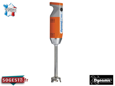 Mixeur plongeant professionnel Dynamix DMX190, 1 à 8 L