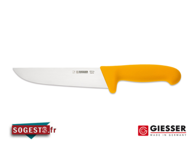 Couteau à découper GIESSER-MESSER lame droite extra-large 16, 18 cm ou 30 cm