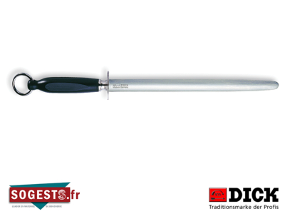 Fusil de boucher DICK taillage standard mèche ovale 30cm manche noir