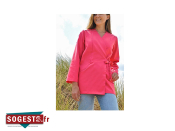 Tunique GRETA écoresponsable 65% polyester recyclé/ 35% Lyocell, manches longues relevables