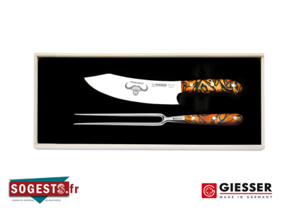 Coffret de 2 pièces pour barbecue GIESSER PREMIUMCUT spicy orange