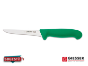 Couteau à désosser GIESSER-MESSER lame droite effilée rigide 13 ou 16 cm